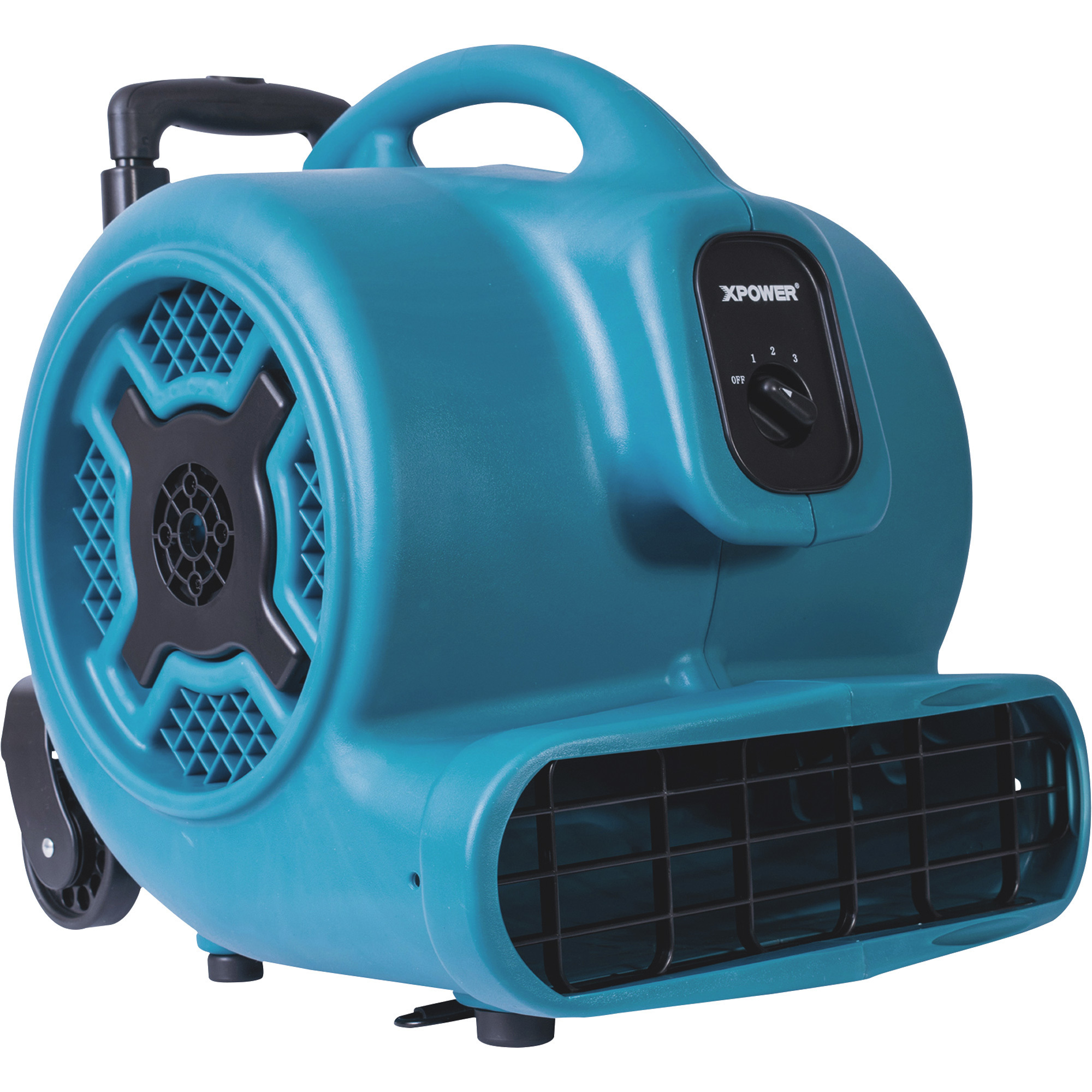 XPower 1 HP Air Mover/Dryer with Wheels, Xactimate Code WTRDRY, 3,600 CFM, Model# X-830H